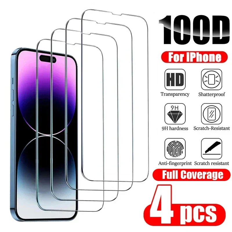 4Pcs Tempered Glass for IPhone 14 13 12 11 Pro Max Screen Protector for IPhone 11 13Mini 7 8 14 Plus SE X XS XR 14Pro Glass
4Pcs Tempered Glass for IPhone 14 13 12 11 Pro Max Screen Protector for IPhone 11 13Mini 7 8 14 Plus SE X XS XR 14Pro Glass