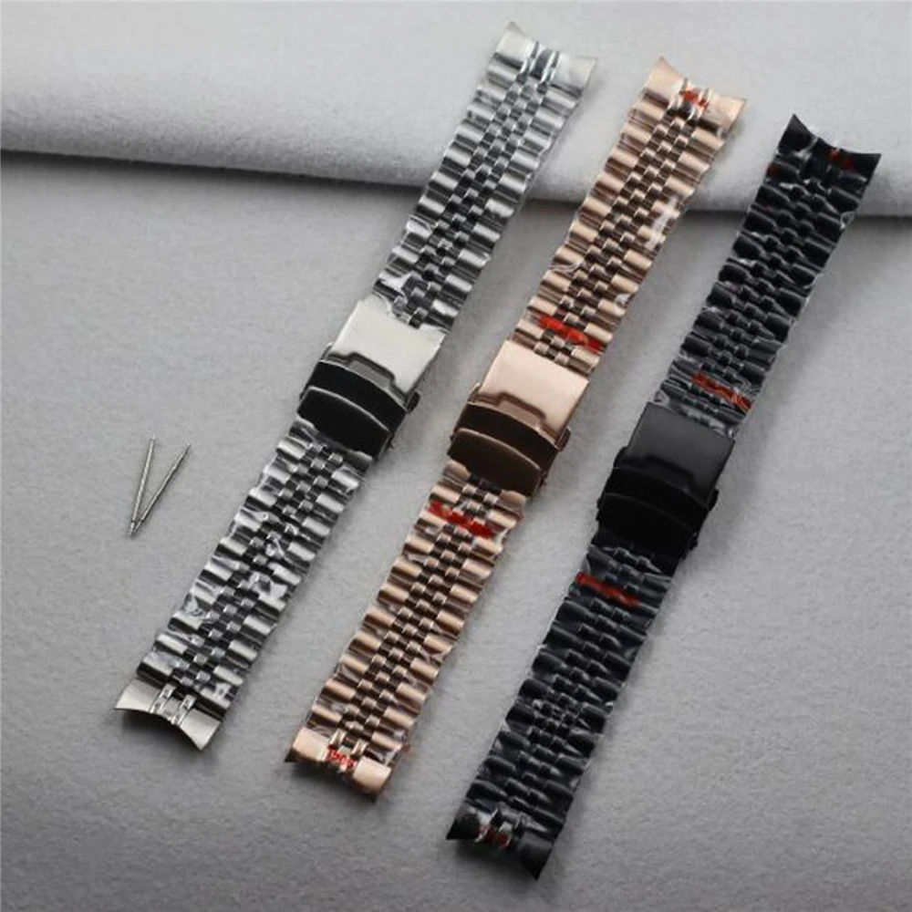 22mm Five-bead Steel Strap Diving Safety Buckle Butterfly Buckle Stainless Steel Watch Strap
22mm Five-bead Steel Strap Diving Safety Buckle Butterfly Buckle Stainless Steel Watch Strap