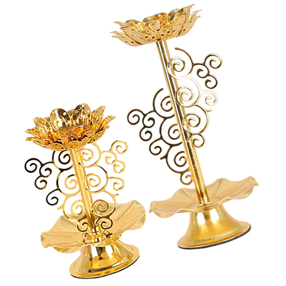 2 Pcs Candlestick Vintage Sconce For Home Tea Light Banquet Decorations Holder Butter Lamp Alloy Delicate
2 Pcs Candlestick Vintage Sconce For Home Tea Light Banquet Decorations Holder Butter Lamp Alloy Delicate