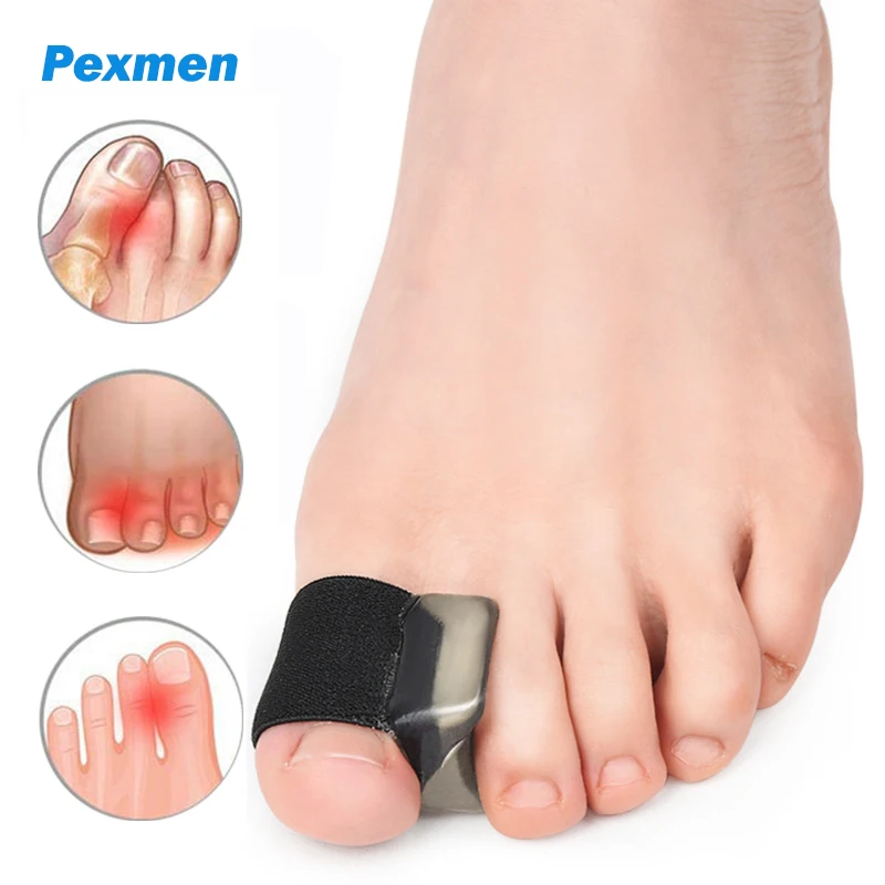 Pexmen 2Pcs Gel Toe Separators Bunion Corrector for Bunion Overlapping and Hammer Toe Relief with Toe Spacers Gel Tube Sleeve
Pexmen 2Pcs Gel Toe Separators Bunion Corrector for Bunion Overlapping and Hammer Toe Relief with Toe Spacers Gel Tube Sleeve