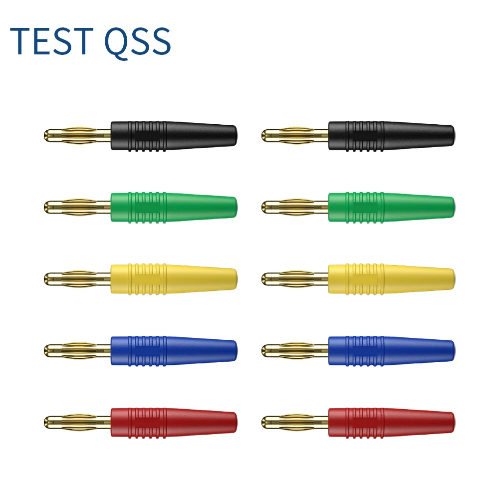 QSS 10pcs 2.5mm Banana Plug Gold Plated Banana Pin Electrical Connector Accessories Q.10006
QSS 10pcs 2.5mm Banana Plug Gold Plated Banana Pin Electrical Connector Accessories Q.10006