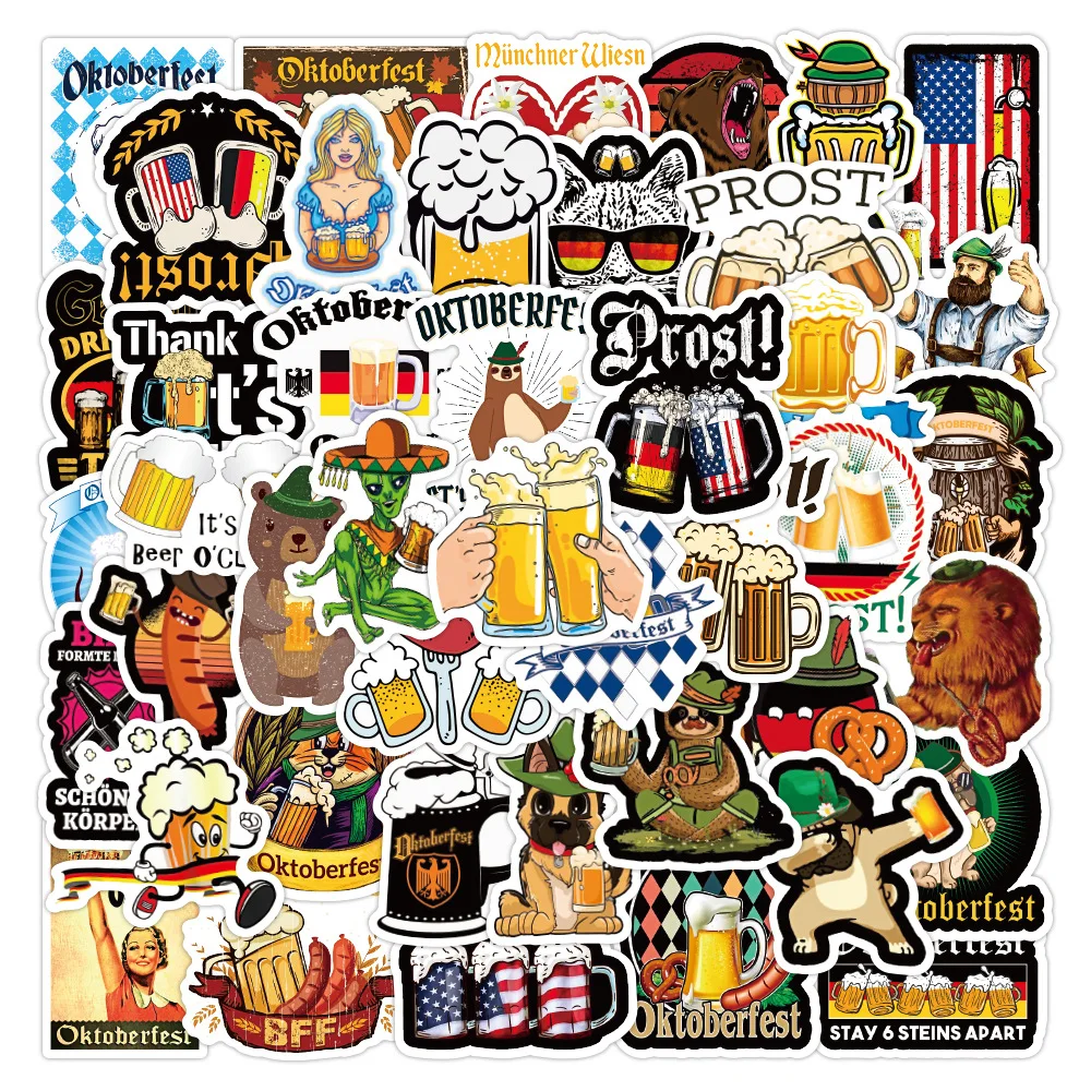 10/30/50Pcs Oktoberfest Beer Cool Stickers Decals DIY Guitar Laptop Skateboard Luggage Car Waterproof Graffiti Kids Sticker Toys
10/30/50Pcs Oktoberfest Beer Cool Stickers Decals DIY Guitar Laptop Skateboard Luggage Car Waterproof Graffiti Kids Sticker Toys