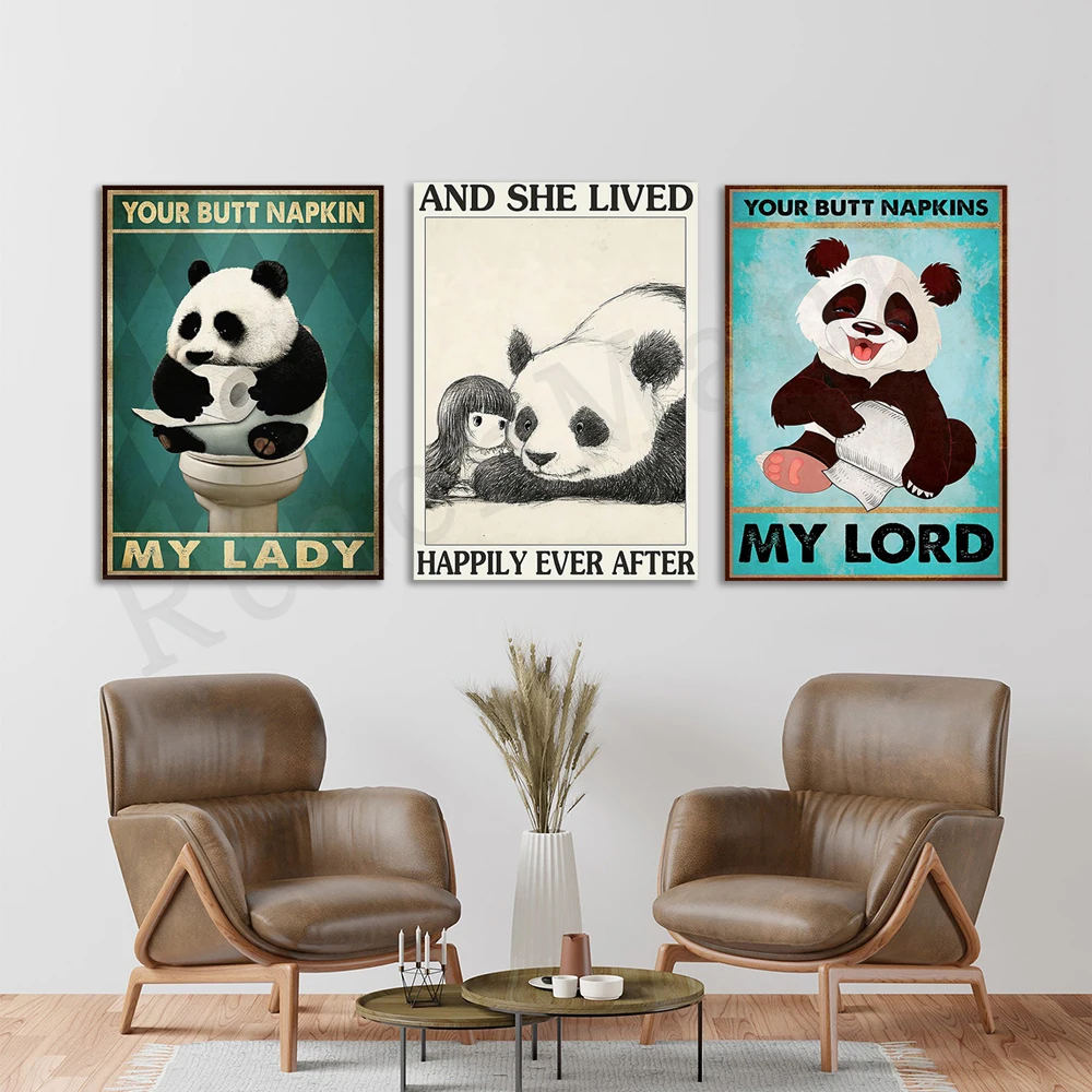 Милая панда воспоминает вашу задницу салфетка мой Властелин счастливая жизнь с пандой маленькая девочка постер подарок домашний декор
Милая панда воспоминает вашу задницу салфетка мой Властелин счастливая жизнь с пандой маленькая девочка постер подарок домашний декор