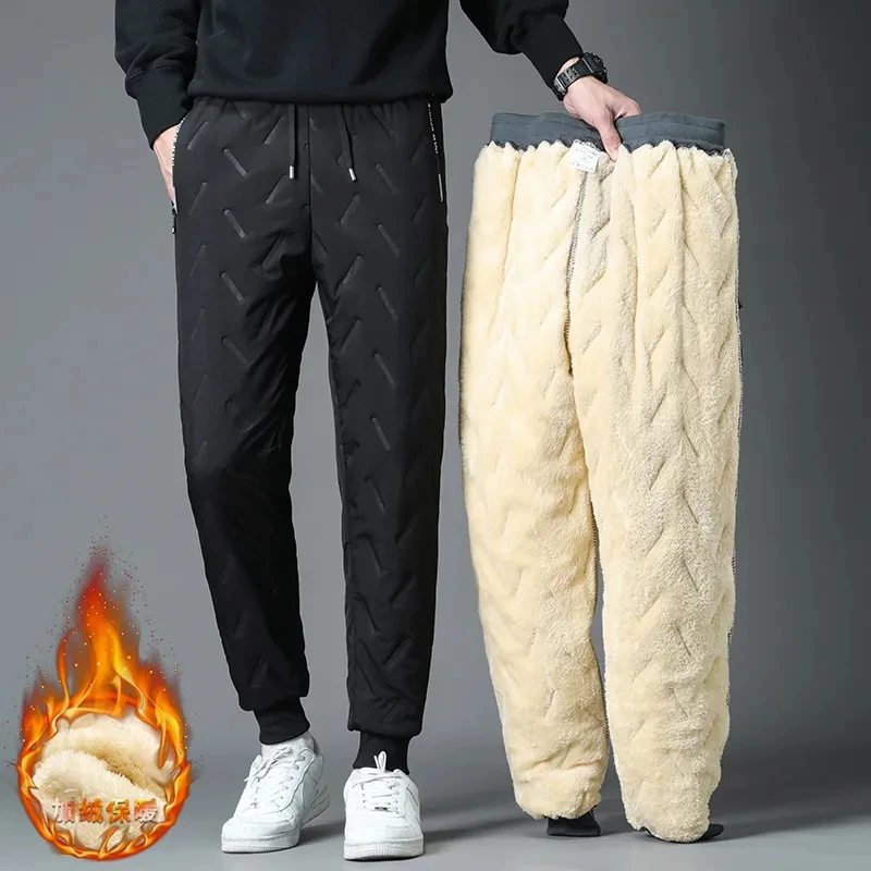 Windproof Down Pants Winter Men Cashmere Thicken Sweatpants 2023 Outdoor Sports Fleece Warm Joggers Pants Men Trousers Plus Size
Windproof Down Pants Winter Men Cashmere Thicken Sweatpants 2023 Outdoor Sports Fleece Warm Joggers Pants Men Trousers Plus Size