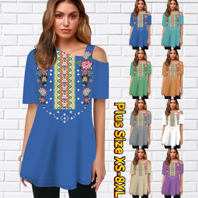 2022 New Summer Fashion Casual Simple Wind Short Sleeve Women Sexy Loose Size T Shirt Off-the-shoulder Pullover Daily Street Top
2022 New Summer Fashion Casual Simple Wind Short Sleeve Women Sexy Loose Size T Shirt Off-the-shoulder Pullover Daily Street Top