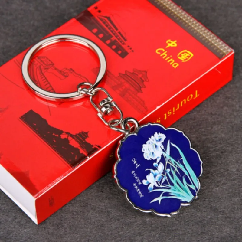 Custom LOGO Chinese Famous Flower Keychains Metal Keyrings for Women Men Unique Pendants Souvenirs Events Gifts
Custom LOGO Chinese Famous Flower Keychains Metal Keyrings for Women Men Unique Pendants Souvenirs Events Gifts