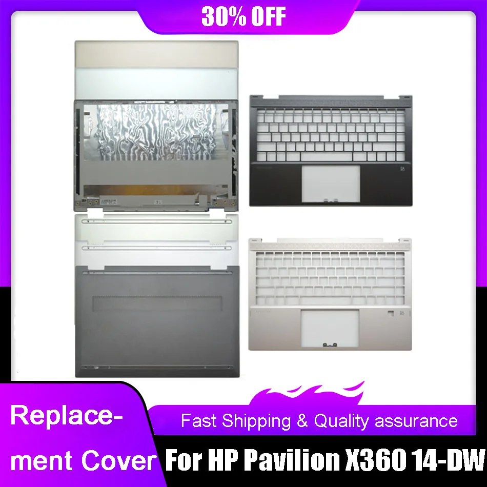 Новая задняя крышка ЖК-дисплея для ноутбука HP Pavilion X360 14-DW 14M-DW упор рук верхняя