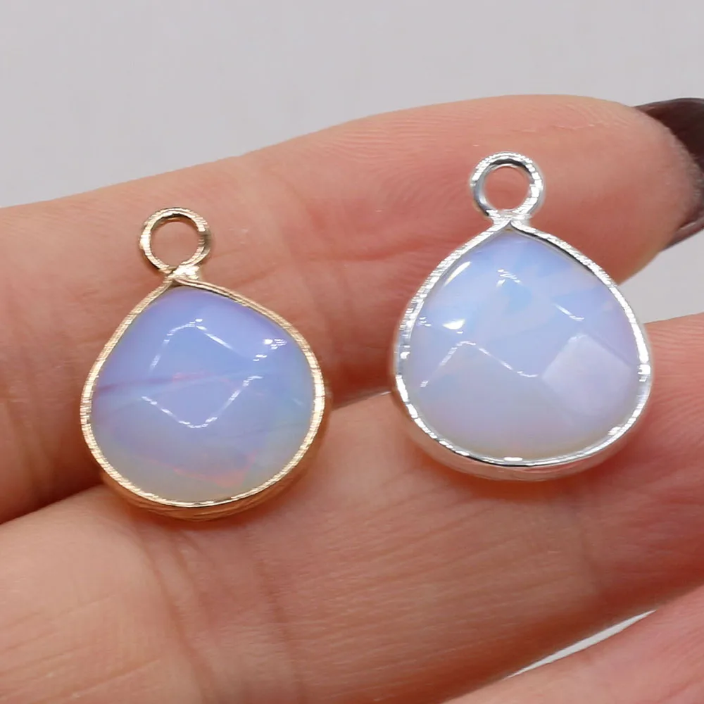 2PCS Opal Natural Stone Gem WaterDrop Pendant DIY Necklace Earring Jewelry Accessories Charms Gift Making Decor 18x14mm
2PCS Opal Natural Stone Gem WaterDrop Pendant DIY Necklace Earring Jewelry Accessories Charms Gift Making Decor 18x14mm