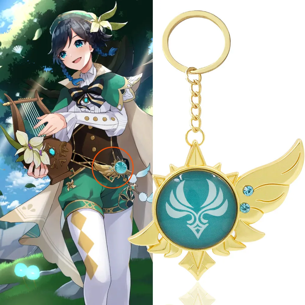 Anime Genshin Impact Barbatos Keychain Eye Of Original God Venti Vision Keyring Weapon Toy Key Chain Backpacks Accessories Gifts
Anime Genshin Impact Barbatos Keychain Eye Of Original God Venti Vision Keyring Weapon Toy Key Chain Backpacks Accessories Gifts
