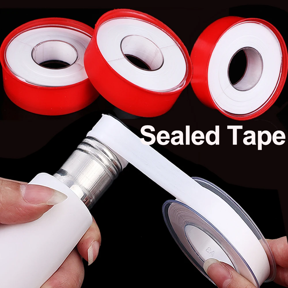 Faucet Sealing Thread Tape PTFE Roll Plumbing Plumber Fitting For Water Gas Pipeline Link Sealing Tape Sealers Water Pipe Seal
Faucet Sealing Thread Tape PTFE Roll Plumbing Plumber Fitting For Water Gas Pipeline Link Sealing Tape Sealers Water Pipe Seal