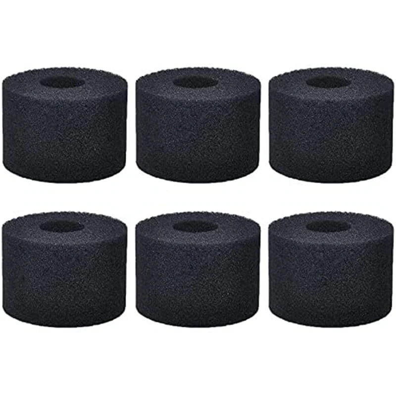 6 Pack Swimming Pool Filter Sponge Cartridge For Intex Type S1 Foam Filters,Washable&Reusable Type S1 Pool Sponge Filter
6 Pack Swimming Pool Filter Sponge Cartridge For Intex Type S1 Foam Filters,Washable&Reusable Type S1 Pool Sponge Filter