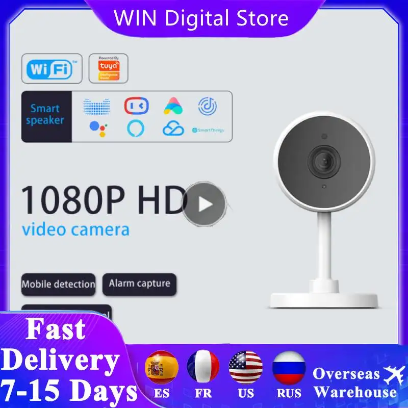 Tuya Smart WiFi IP Camera HD 1080P Indoor Camera WIFI Surveillance Night Vision Smart APP Control Home Security Wireless Camera
Tuya Smart WiFi IP Camera HD 1080P Indoor Camera WIFI Surveillance Night Vision Smart APP Control Home Security Wireless Camera