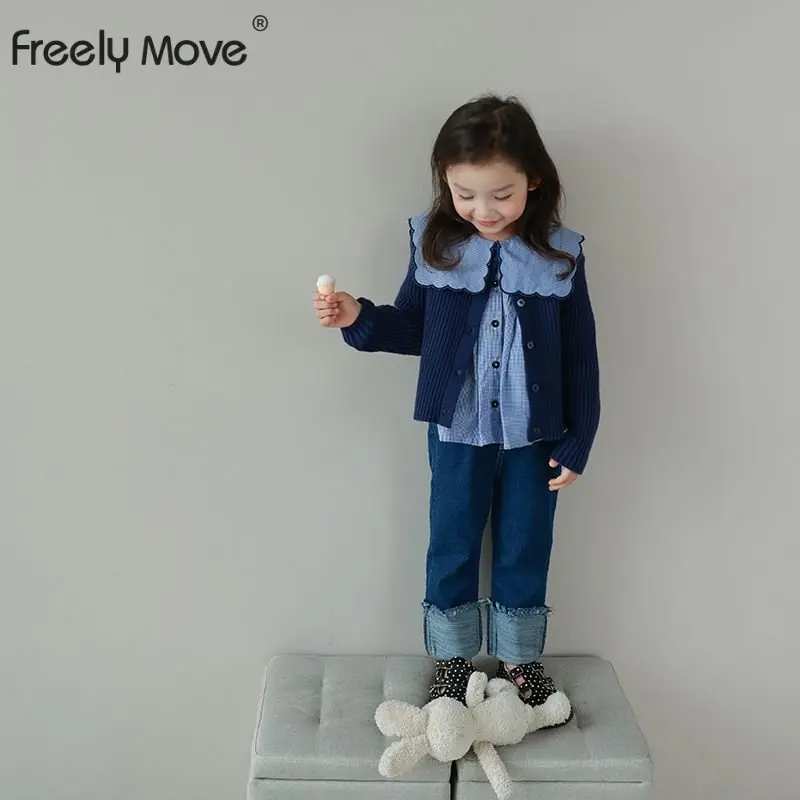 Freely Move Children Clothes Autumn Baby Girl Clothing Infant Knit Coat Jacket T-Shirt Denim Pants 3pcs/Set Toddler Casual Suit
Freely Move Children Clothes Autumn Baby Girl Clothing Infant Knit Coat Jacket T-Shirt Denim Pants 3pcs/Set Toddler Casual Suit