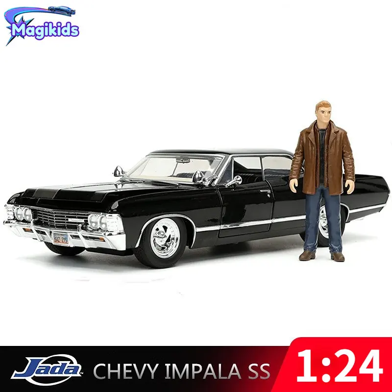 Модель автомобиля Jada 1:24 1967 Chevrolet Impala SS Sport Sedan, модель автомобиля из металлического сплава, игрушки для детей, коллекция подарков
Модель автомобиля Jada 1:24 1967 Chevrolet Impala SS Sport Sedan, модель автомобиля из металлического сплава, игрушки для детей, коллекция подарков