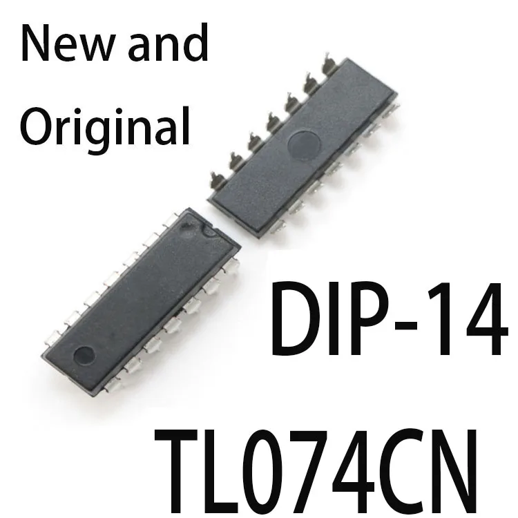 

100 шт. Новый и оригинальный DIP14 TL074 DIP новый и оригинальный IC TL074CN