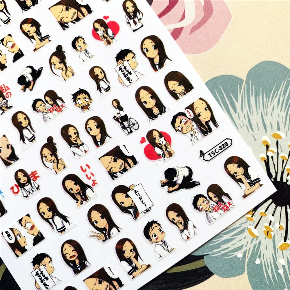 TSC-328 thinking female classmate DIY 3D Back glue Nail decal Nail sticker Nail decoration Nail art Nail ornament
TSC-328 thinking female classmate DIY 3D Back glue Nail decal Nail sticker Nail decoration Nail art Nail ornament