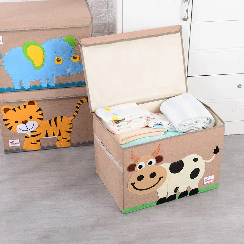 Foldable Cartoon Animal Clothes Storage Box Quilt Pillow Children's Toys Organizers Washable Household Sundries Closet Cases
Foldable Cartoon Animal Clothes Storage Box Quilt Pillow Children's Toys Organizers Washable Household Sundries Closet Cases