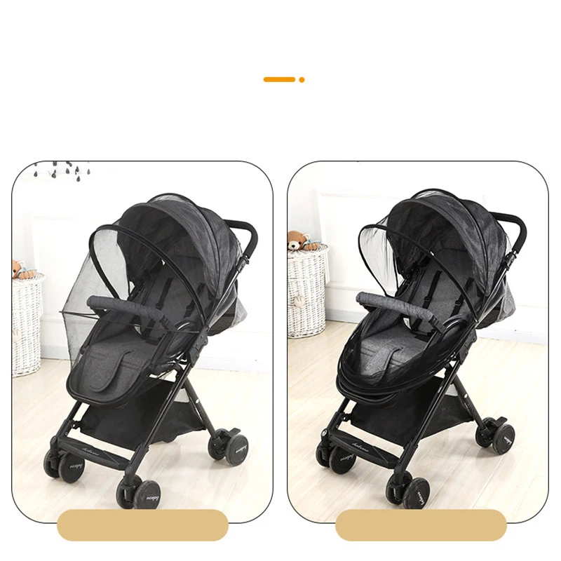 

Summer Baby Stroller Pushchair Mosquito Insect Shield Net Safe Infants Protection Mesh Stroller Accessories Mosquito Net