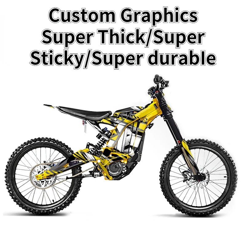 For SURRON Custom Stickers Light Bee X Electric Off-road Bike Dirtbike Decorative Self-adhesive Moisture-proof Thick SUR-RON
For SURRON Custom Stickers Light Bee X Electric Off-road Bike Dirtbike Decorative Self-adhesive Moisture-proof Thick SUR-RON
