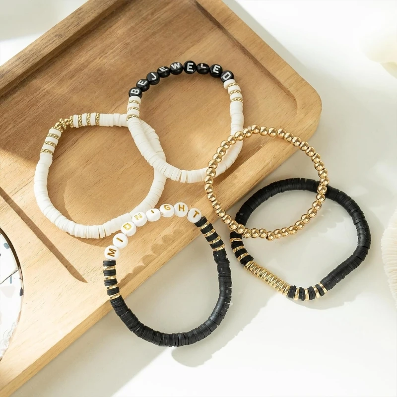 Stackable Clay Beaded Bracelets Stretch Preppy Bracelets Friendship Bracelets
Stackable Clay Beaded Bracelets Stretch Preppy Bracelets Friendship Bracelets