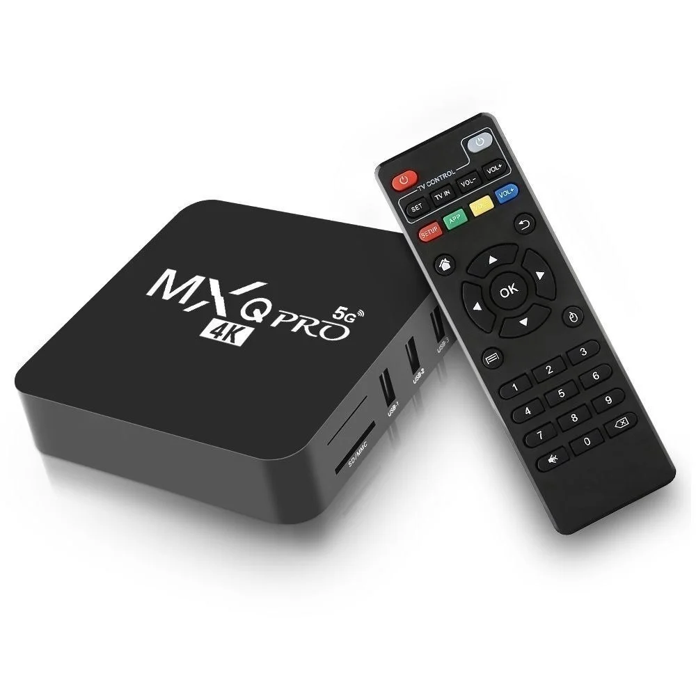 Android TV Box 4K 8GB 128GB MXQ PRO S905L Media Player 2.4G WiFi Smart TV Box Android 11.0 Google Play/Youtube Set Top Genuine
Android TV Box 4K 8GB 128GB MXQ PRO S905L Media Player 2.4G WiFi Smart TV Box Android 11.0 Google Play/Youtube Set Top Genuine