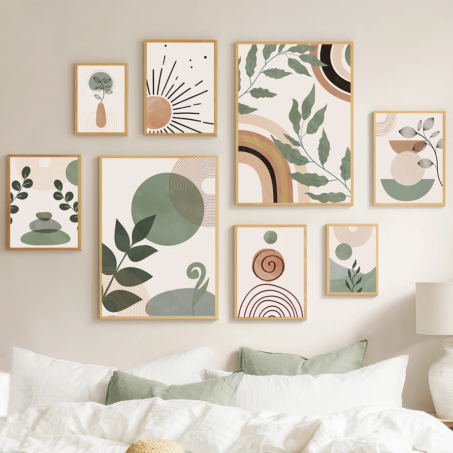 Leaves Sun Rainbow Geometry Abstract Boho Posters Painting Nordic Wall Art Pictures For Living Room Decor Indoor Canvas Prints
Leaves Sun Rainbow Geometry Abstract Boho Posters Painting Nordic Wall Art Pictures For Living Room Decor Indoor Canvas Prints