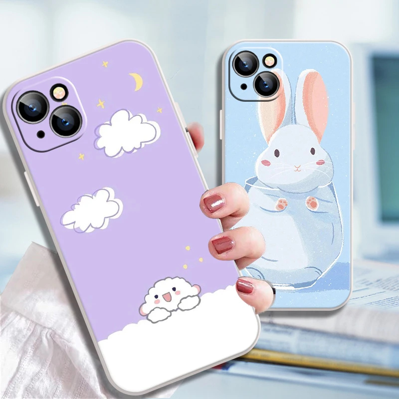 Cute Cartoon Rabbit Phone Case for IPhone 13 12 Pro Max SE2020 X Xs Max XR Cover for IPhone 11 Pro Max Silicon Soft Back Cover
Cute Cartoon Rabbit Phone Case for IPhone 13 12 Pro Max SE2020 X Xs Max XR Cover for IPhone 11 Pro Max Silicon Soft Back Cover