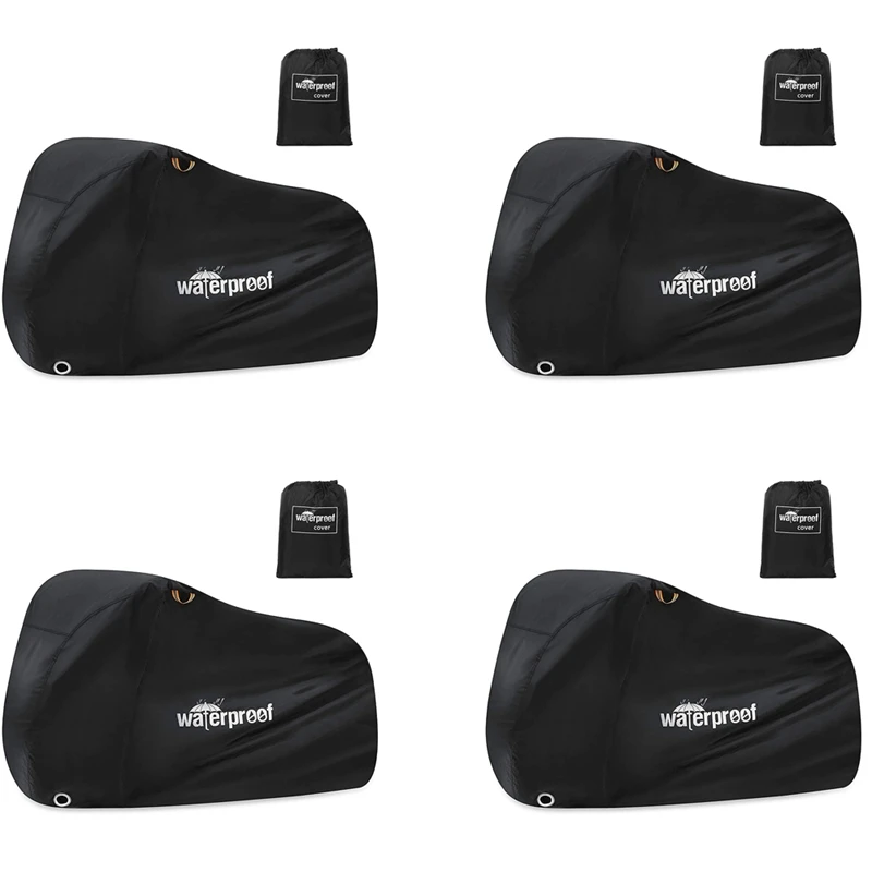 4X Bike Cover For 1 Or 2 Bikes, 210T Waterproof Outdoor Bicycle Storage Protector Rain Sun UV Dust Wind Proof Cover
4X Bike Cover For 1 Or 2 Bikes, 210T Waterproof Outdoor Bicycle Storage Protector Rain Sun UV Dust Wind Proof Cover