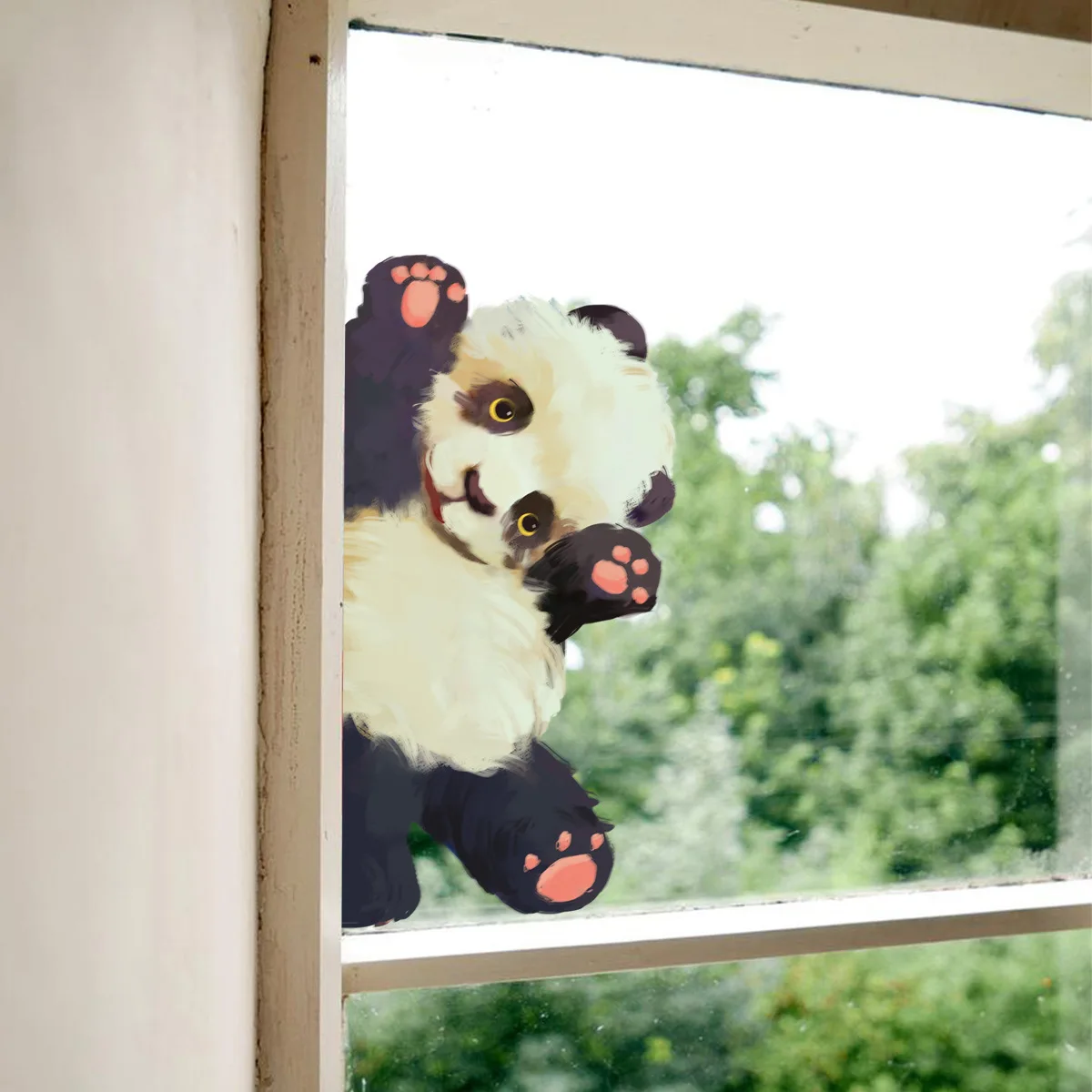 Cute Panda Window Film Stickers Decorative Static Cling Non-adhesive Removable Double Side Visible Window Art Decor Home Room
Cute Panda Window Film Stickers Decorative Static Cling Non-adhesive Removable Double Side Visible Window Art Decor Home Room