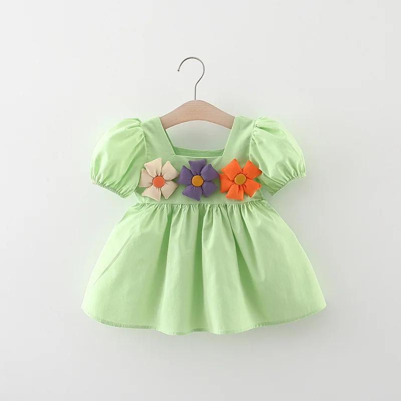 Baby Clothes For Girls Toddler Summer Princess Dress Children Solid Appliques Puff Sleeve Dresses Infant Cute Casual Clothing
Baby Clothes For Girls Toddler Summer Princess Dress Children Solid Appliques Puff Sleeve Dresses Infant Cute Casual Clothing