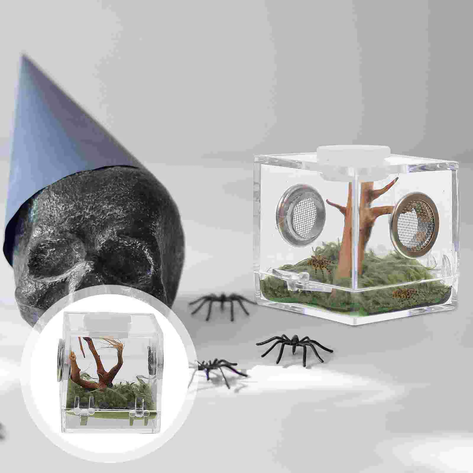 Reptile Box Breeding Spider Terrarium Feeding Habitat Case Container Tank Pet Reptiles Hatching Jumping Display Cage Anti Home
Reptile Box Breeding Spider Terrarium Feeding Habitat Case Container Tank Pet Reptiles Hatching Jumping Display Cage Anti Home