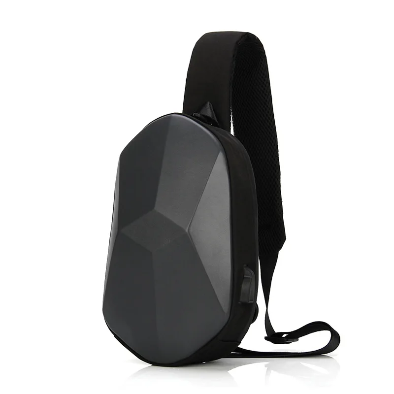 

Мужская сумка-слинг 2023, водонепроницаемая нагрудная сумка для верховой езды, модная трехмерная новая сумка с зарядкой для пары, жесткая сумка-мессенджер