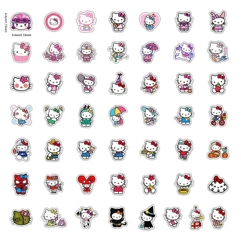 10/30/50 Pcs Anime Hello Kitty Cute Cartoon Sticker for Motorcycle Trolley Box Water Cup Stickers Labels Waterproof Child Toys
10/30/50 Pcs Anime Hello Kitty Cute Cartoon Sticker for Motorcycle Trolley Box Water Cup Stickers Labels Waterproof Child Toys
