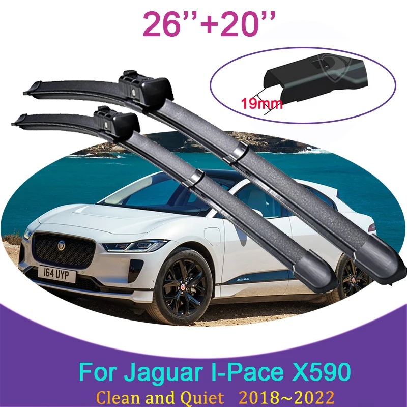 for Jaguar I-Pace X590 2018 2019 2020 2021 2022 Frameless Rubber Wipers Snow Scraping Front Windshield Brushes Car Accessories
for Jaguar I-Pace X590 2018 2019 2020 2021 2022 Frameless Rubber Wipers Snow Scraping Front Windshield Brushes Car Accessories