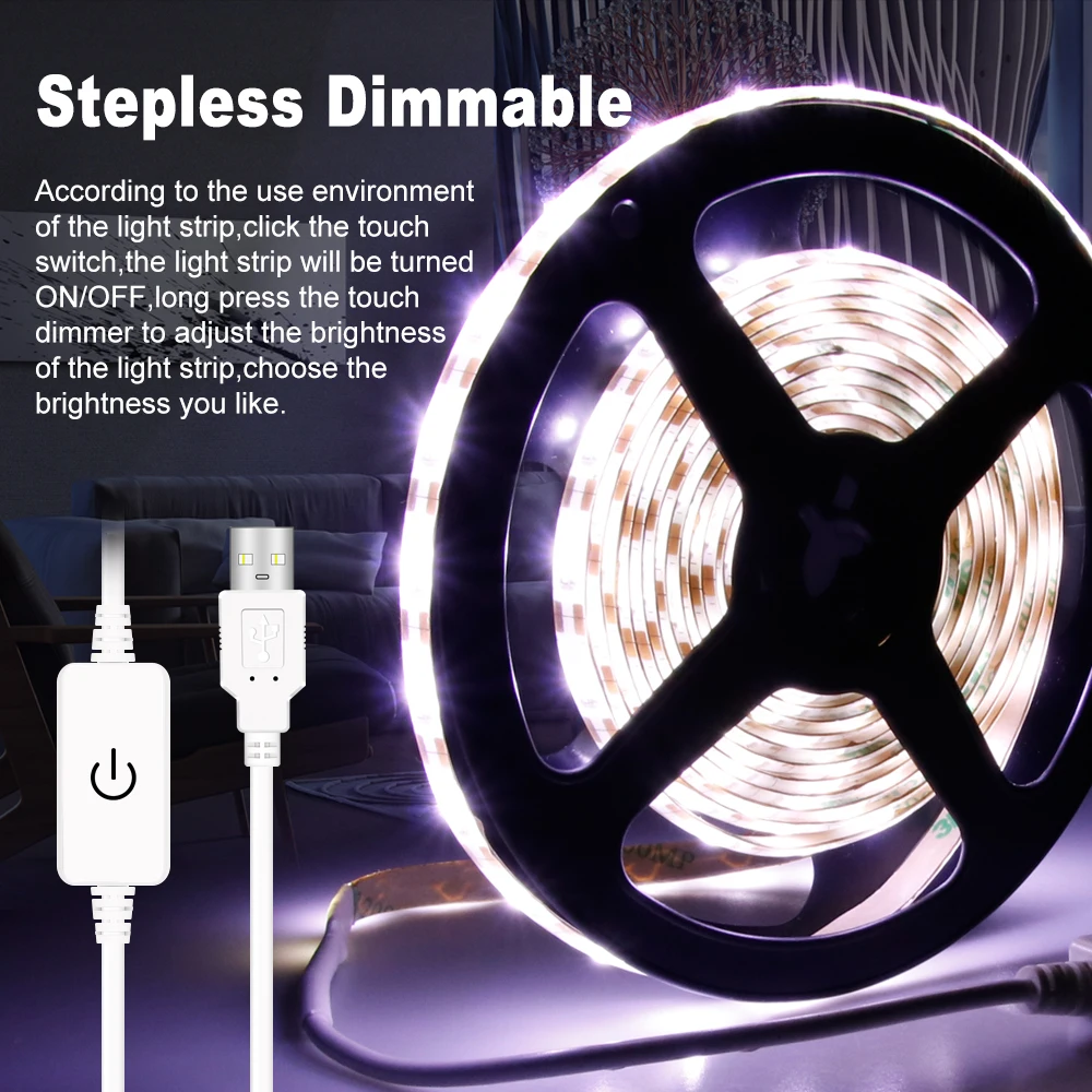 LED Strip Lights Flexible Tape Led Ribbon 5V LED Cabinet Lamp Strip TV Background Lighting 0.5M 1M 2M 3M 4M 5M For Home Decor
LED Strip Lights Flexible Tape Led Ribbon 5V LED Cabinet Lamp Strip TV Background Lighting 0.5M 1M 2M 3M 4M 5M For Home Decor