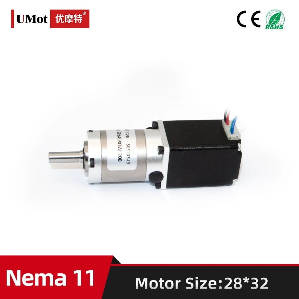 Высокоточный планетарный шаговый двигатель Nema 11 с редуктором передач, длина 20/25 А, 32 мм, 16/
Высокоточный планетарный шаговый двигатель Nema 11 с редуктором передач, длина 20/25 А, 32 мм, 16/
