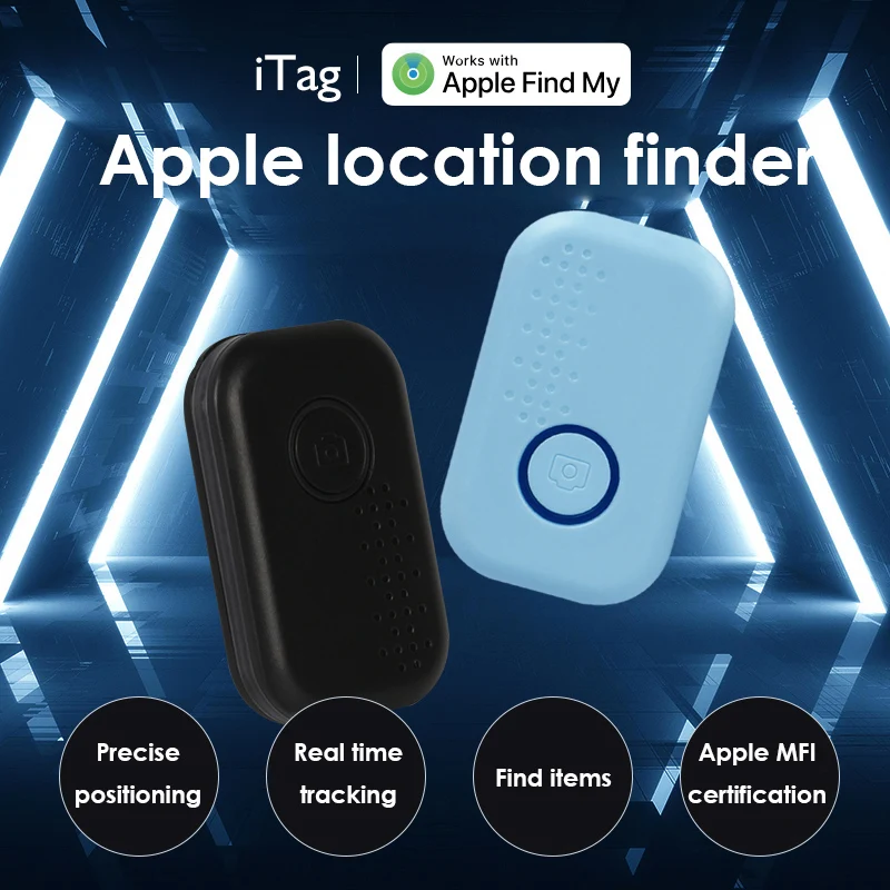 

Mini Anti-lost Keychain Tracker Smart Bluetooth GPS Finder Device CR2032 Waterproof Smart APP Control Key Locator For Pet Child