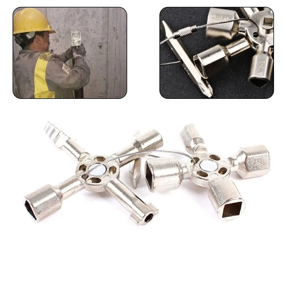 Multifunction Wrench 10 In 1 Wrench Square Socket Portable Triangle Socket Wrench Steel Key Wrench Shut-Off Valve Repair Tool
Multifunction Wrench 10 In 1 Wrench Square Socket Portable Triangle Socket Wrench Steel Key Wrench Shut-Off Valve Repair Tool