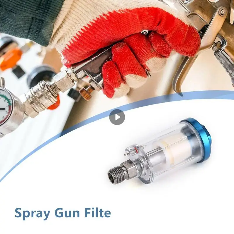 Spray Gun 1/4'' Air Line Filter Water Trap Clear Painting Moisture Separator Filter Water Trap Spray Paint Gun Pneumatic Tool 
Spray Gun 1/4'' Air Line Filter Water Trap Clear Painting Moisture Separator Filter Water Trap Spray Paint Gun Pneumatic Tool