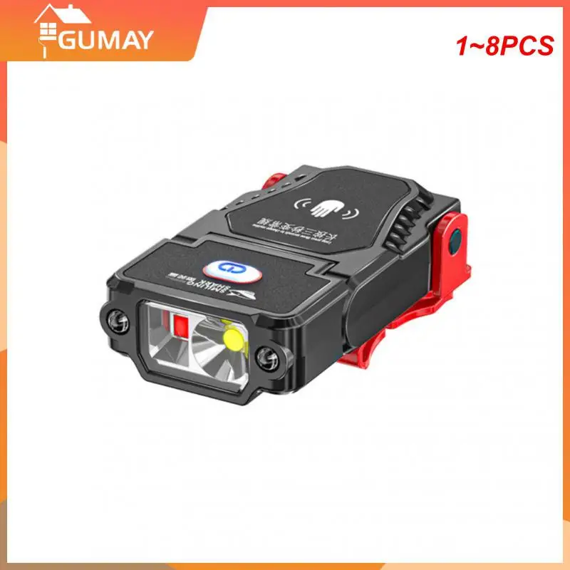 1~8PCS Mini LED Sensor Headlamp Hat Clip Cap Light Fishing Headlight USB Rechargeable Adjustable Angle Camping Headlamp Work 
1~8PCS Mini LED Sensor Headlamp Hat Clip Cap Light Fishing Headlight USB Rechargeable Adjustable Angle Camping Headlamp Work