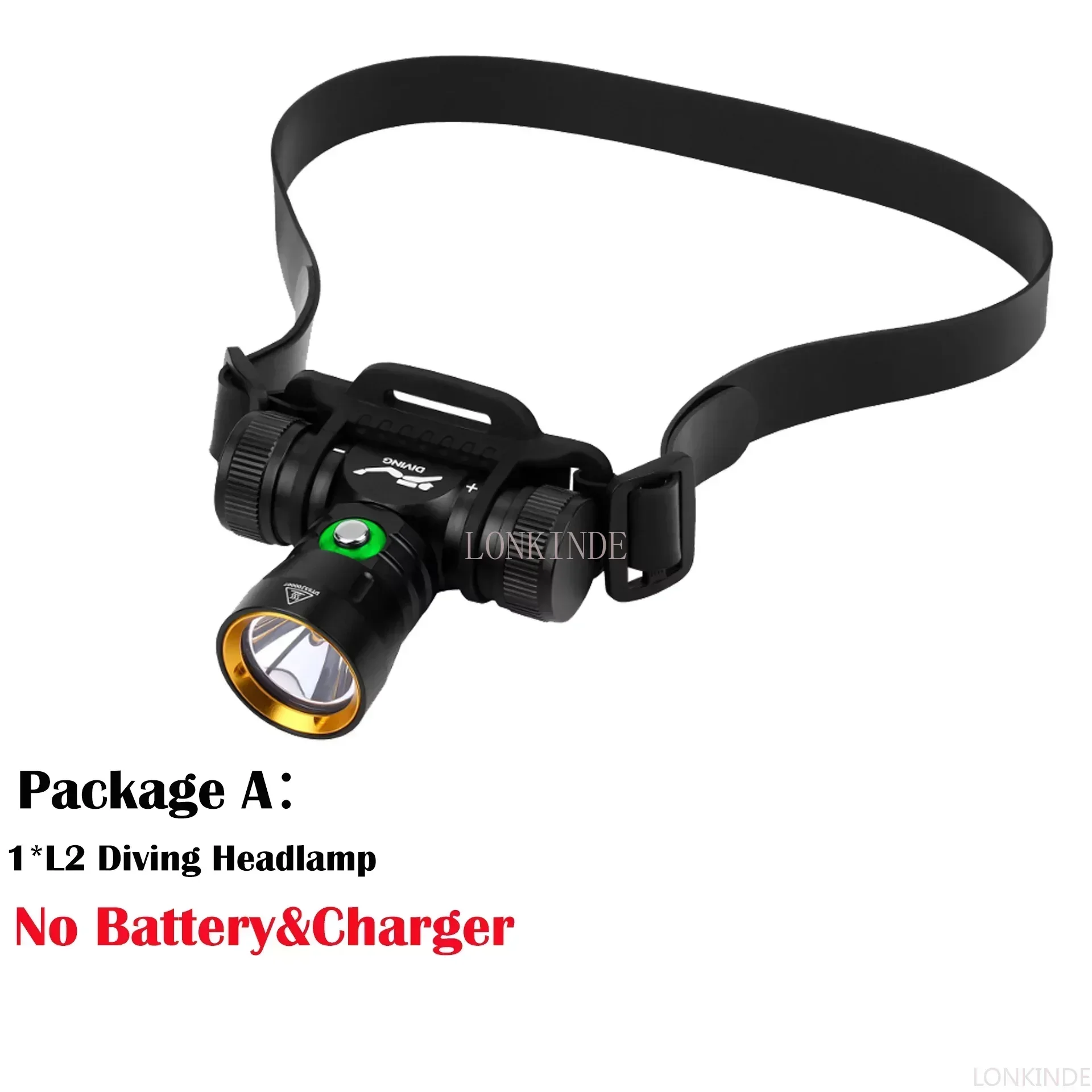 LONKINDE DH100 Профессиональный налобный фонарь для дайвинга 5000 Лм
LONKINDE DH100 Профессиональный налобный фонарь для дайвинга 5000 Лм