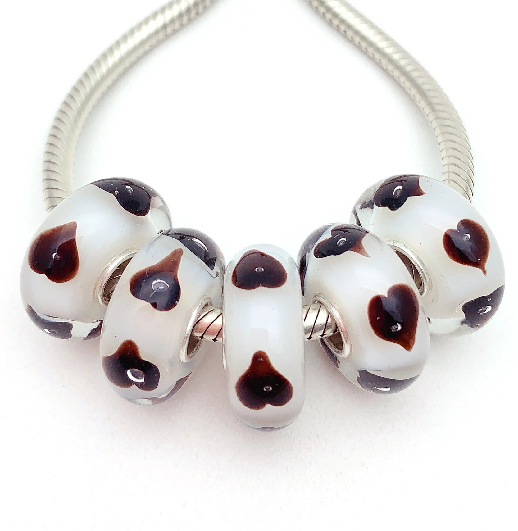 YG95 5X 100% Authenticity S925 Sterling Silver Beads Murano Glassbeads beads Fit European Charms Bracelet diy jewelry Lampwork
YG95 5X 100% Authenticity S925 Sterling Silver Beads Murano Glassbeads beads Fit European Charms Bracelet diy jewelry Lampwork