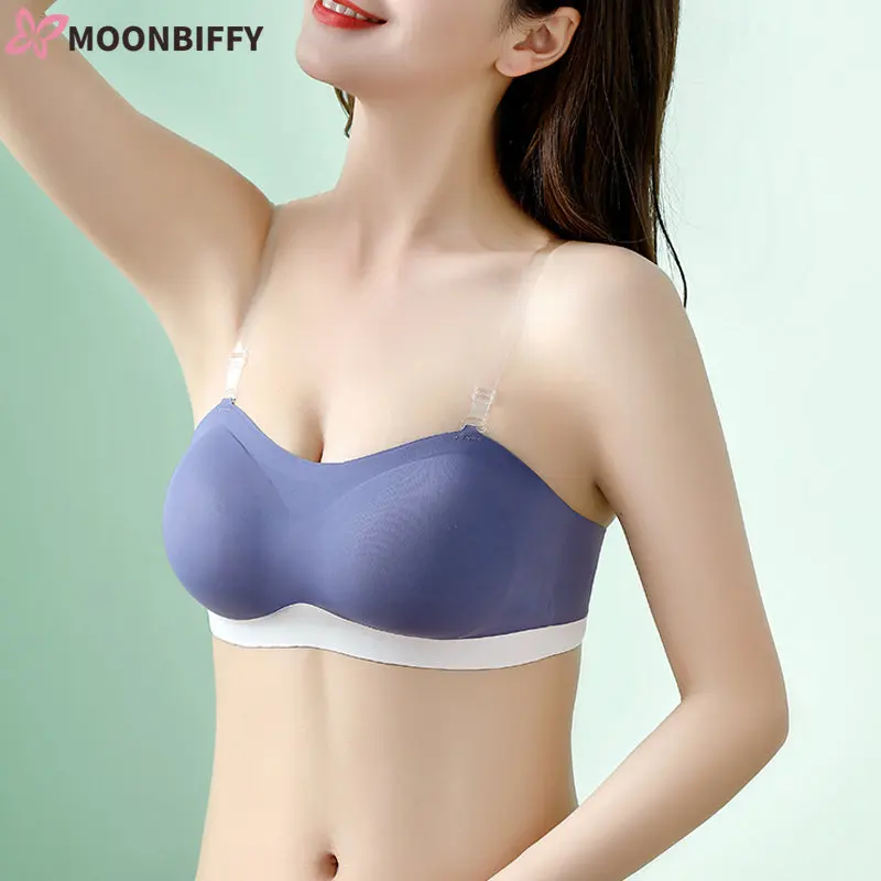 Strapless Non-slip Off-the-shoulder Beautiful Back Underwear Women Small Chest Gather No Steel Ring Seamless Invisible Women Bra
Strapless Non-slip Off-the-shoulder Beautiful Back Underwear Women Small Chest Gather No Steel Ring Seamless Invisible Women Bra