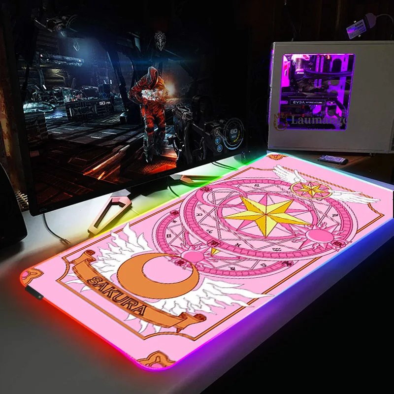 Pink Sailor Moon Xxl RGB Mouse Pad Gamer Pc Accessories Gaming LED Mousepad Keyboard Mat Deskmat Desk Protector Anime Mause Mats
Pink Sailor Moon Xxl RGB Mouse Pad Gamer Pc Accessories Gaming LED Mousepad Keyboard Mat Deskmat Desk Protector Anime Mause Mats