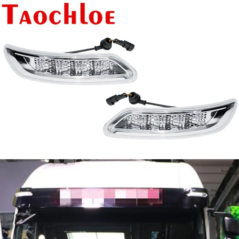 2Pcs Sun Visor LED Light For IVECO Stralis Truck Trailer Cab Lamps Clearance Light 5801546548 Left 5801546522 Right
2Pcs Sun Visor LED Light For IVECO Stralis Truck Trailer Cab Lamps Clearance Light 5801546548 Left 5801546522 Right