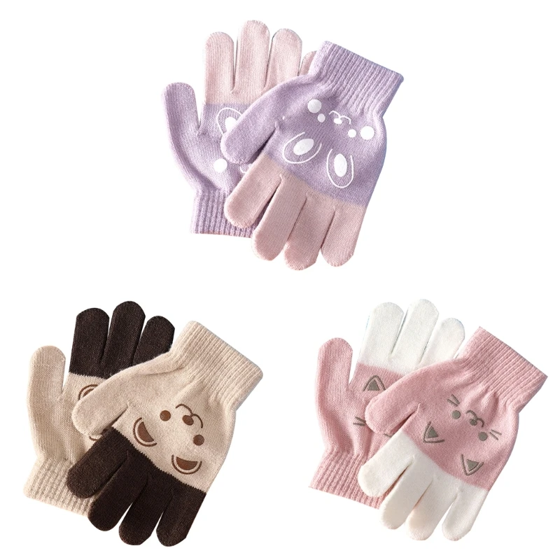 Winter Gloves for Kids Boys or Girls Knit Gloves Finger Mittens Windproof Winter Warm Gloves for 4~8 Years Old Children
Winter Gloves for Kids Boys or Girls Knit Gloves Finger Mittens Windproof Winter Warm Gloves for 4~8 Years Old Children