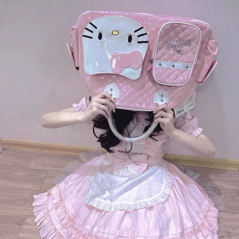 Kawaii Sanrio Hello Kitty Telcar Tote Bag for Women Original Lolita Girl Sweet Pink Uniform Sweet Princess Style Princess Bag
Kawaii Sanrio Hello Kitty Telcar Tote Bag for Women Original Lolita Girl Sweet Pink Uniform Sweet Princess Style Princess Bag