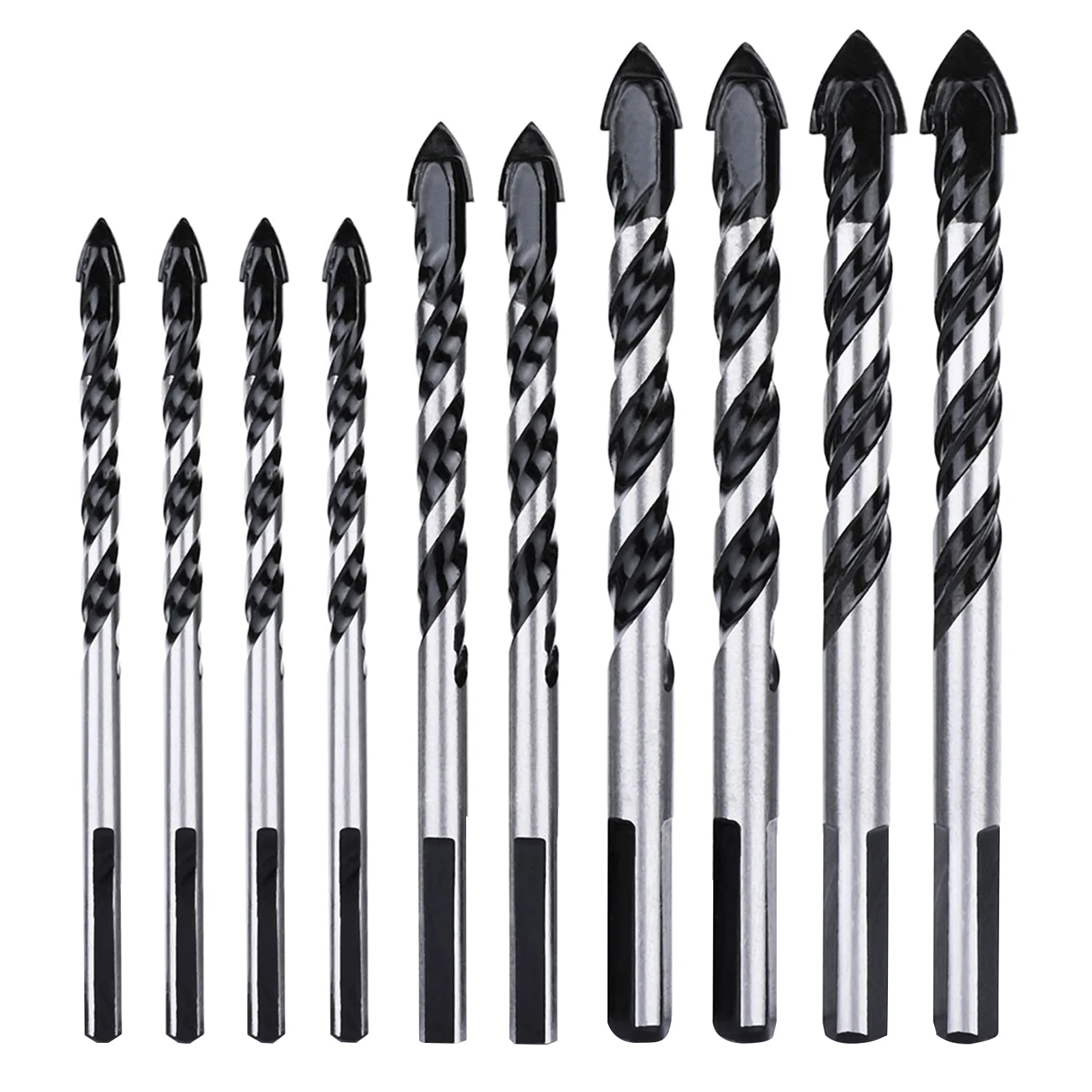 6-12mm Multifunctional Glass Metal Tile Drill Bit Triangle Diamond Drill Set Ceramic Concrete Brick Wood Punching Hole Saw Drill
6-12mm Multifunctional Glass Metal Tile Drill Bit Triangle Diamond Drill Set Ceramic Concrete Brick Wood Punching Hole Saw Drill