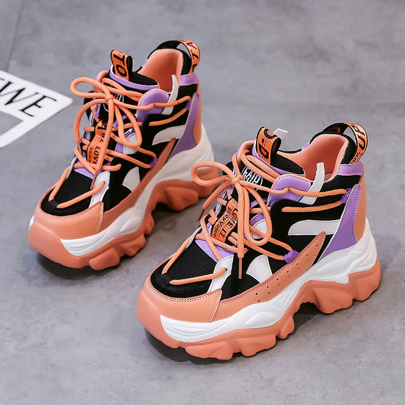 New Women Sneakers Fashion Thick Sole Sport Vulcanized Shoes Designer Women's Chunky Sneakers Ladies Platform Shoes Basket Femme
New Women Sneakers Fashion Thick Sole Sport Vulcanized Shoes Designer Women's Chunky Sneakers Ladies Platform Shoes Basket Femme