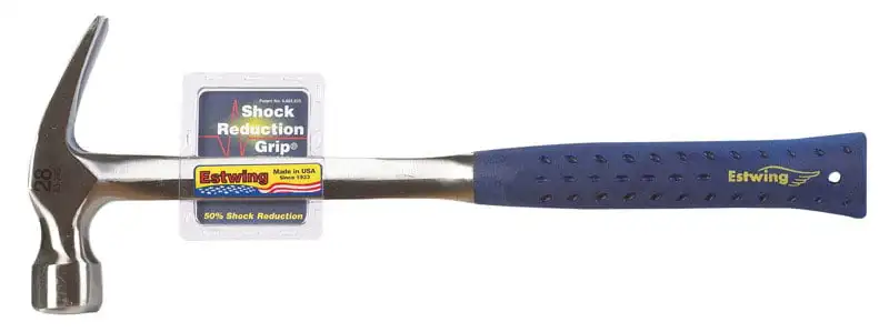 Shock Reduction Grip 28 oz. Framing Hammer Forged Steel Head Forged Steel Handle 16 in. L
Shock Reduction Grip 28 oz. Framing Hammer Forged Steel Head Forged Steel Handle 16 in. L